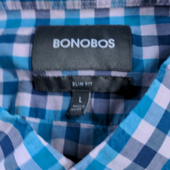 BONOBOS Slim Fit Cotton Shirt - Picture 2 of 4
